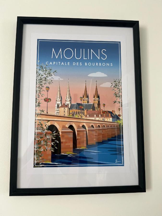 Le Cocon Moulinois, Proche Gare Avec Services By Primo C0Nciergerie Leilighet Moulins  Eksteriør bilde